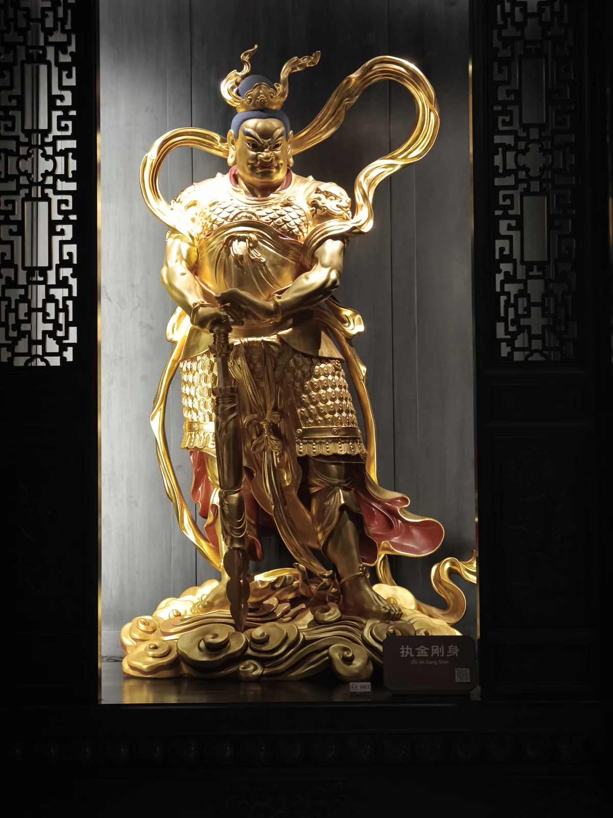 观音法界六楼展厅中观音菩萨的执金刚身塑像